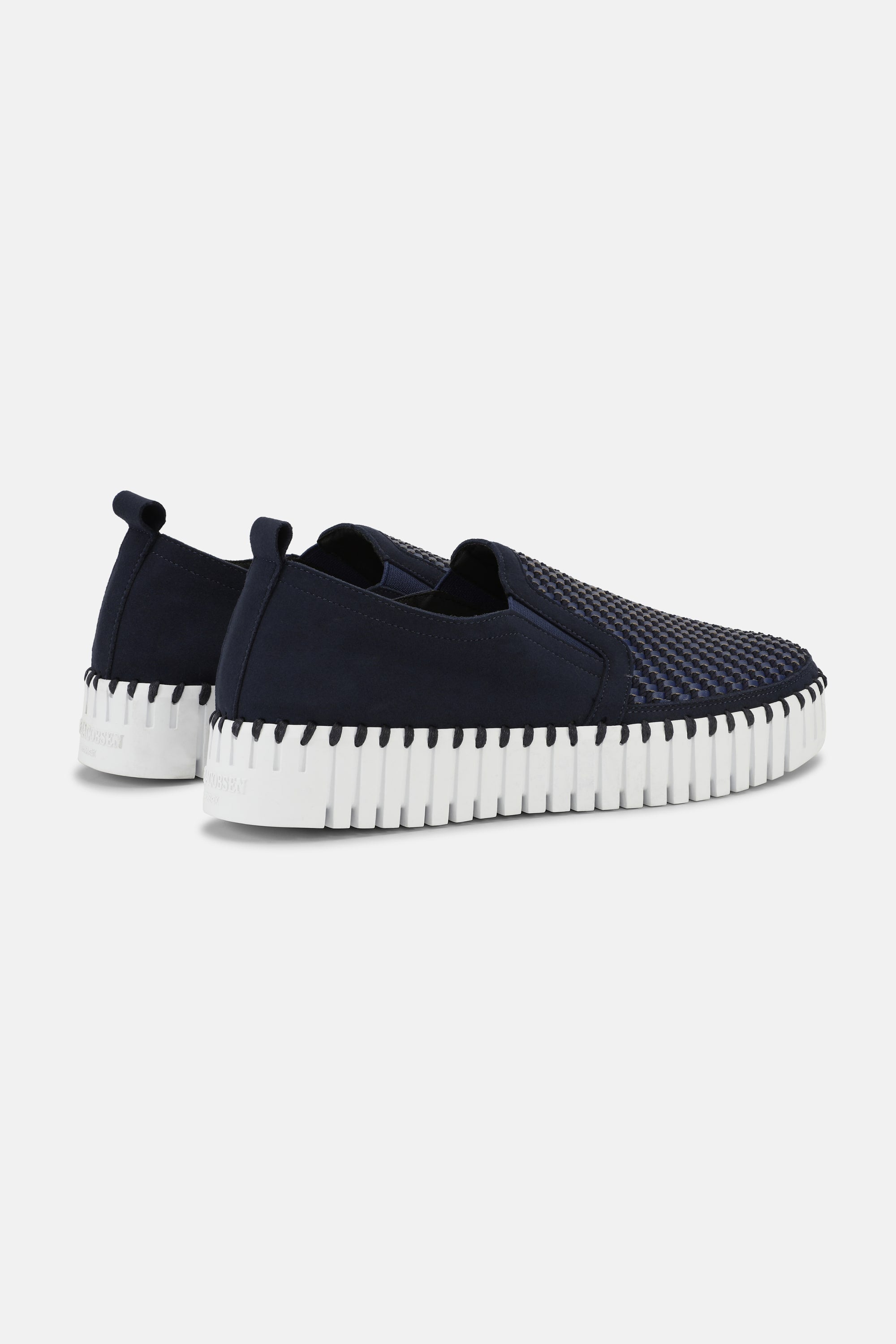 Tulip Chaussures Plateforme - Dark Indigo White